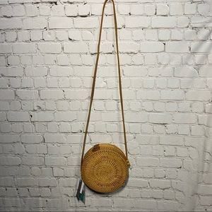 NEW RATTAN CROSSBODY BAG